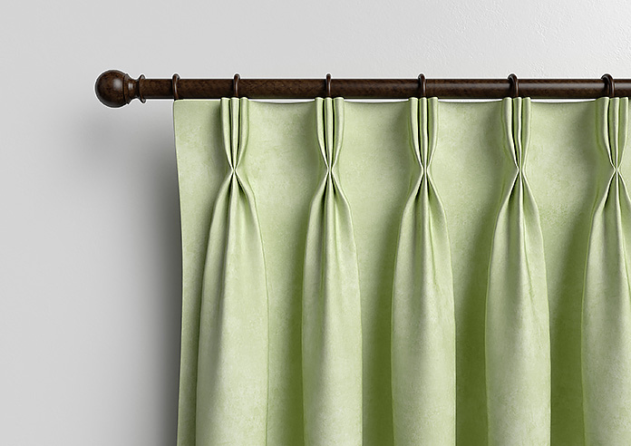 Florence Faux Suede, Green Leaf - Made to Measure Curtains - Image 11